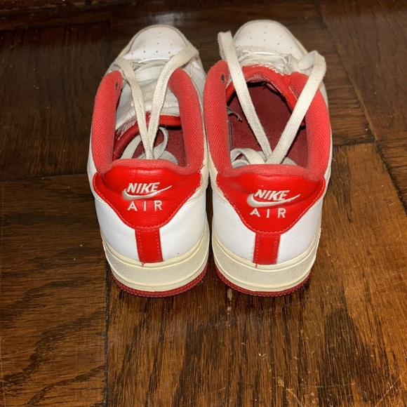 Nike Air Force 1's,  Red and White - Picture 3 of 9